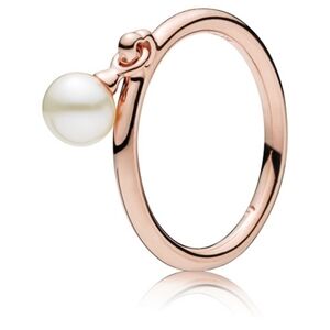 Pandora Contemporary Pearl Rose Ring